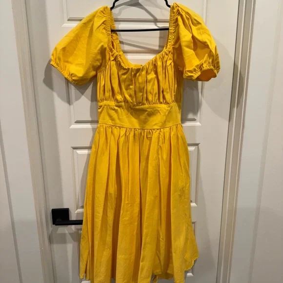 Vixen by Micheline Pitt - Lakeland Dress in Yellow - Picture 2 of 6